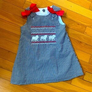 University of Georgia Bulldogs baby girl dress size 12 months